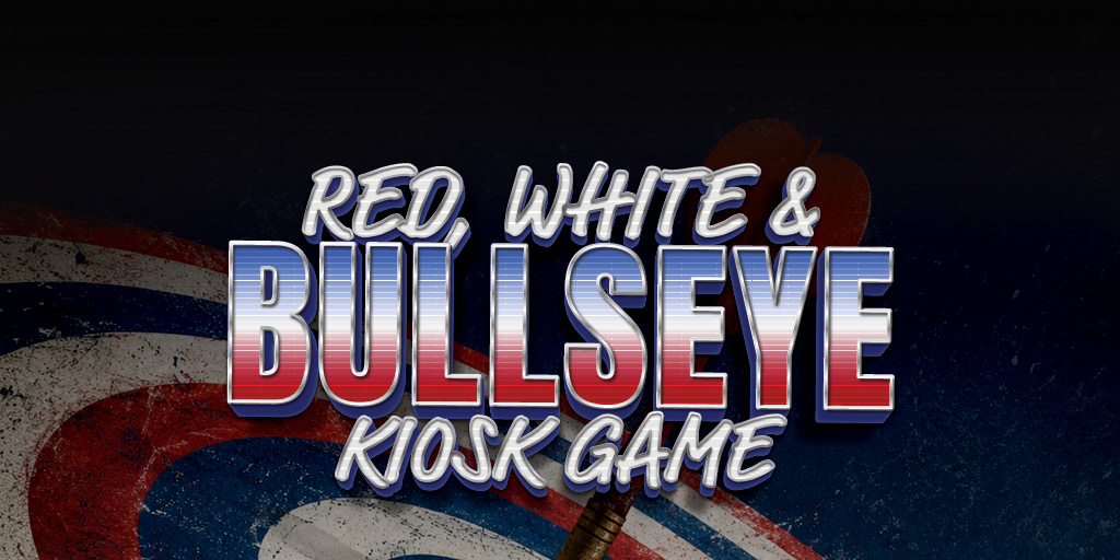 Red, White & Bullseye Kiosk Game